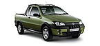original Backspegelglas vänster och höger FIAT STRADA pris