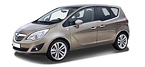 original Backspegelglas vänster och höger OPEL MERIVA pris