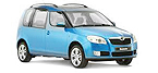 original Backspegelglas vänster och höger SKODA ROOMSTER pris
